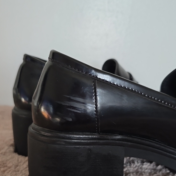 Sincerely Jules Black Moccasins Slip-On Shoes - Picture 6 of 11